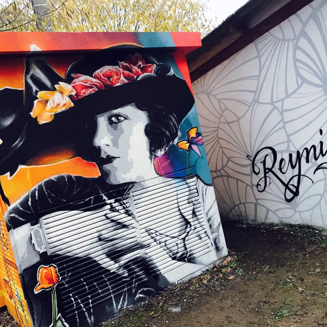 graffiti transformateur reynies