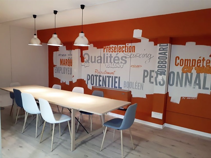 deco interieur agencement fresque artistique bureaux