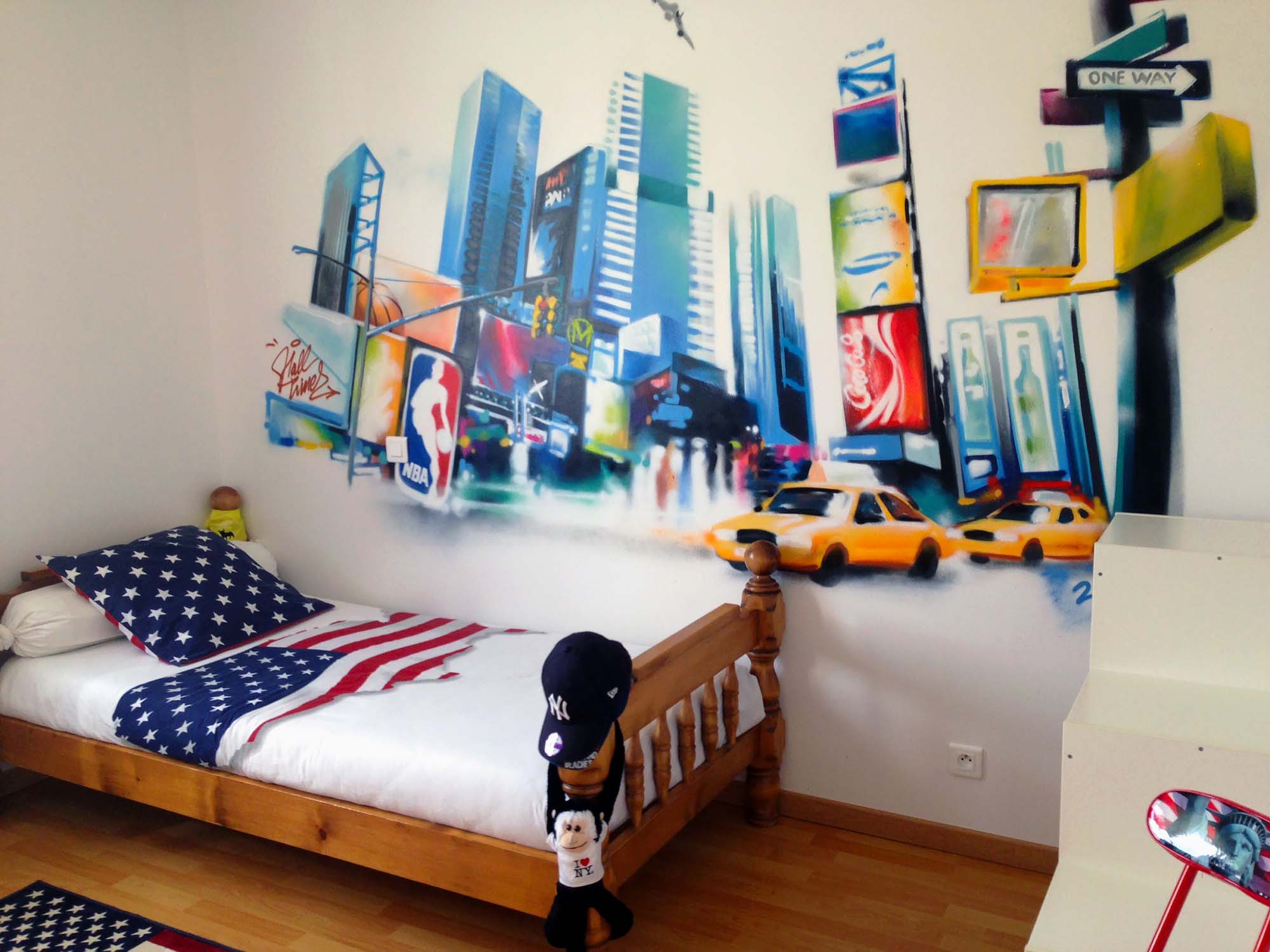 Graffiti-decoration-chambre-enfant-NY-New-york-fresque-WEB