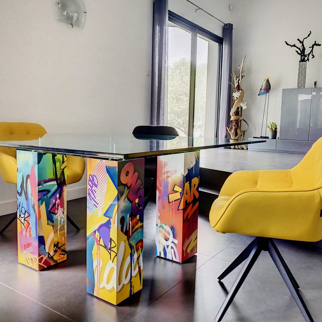 mobilier, graffiti, tableau, street art, graff, art